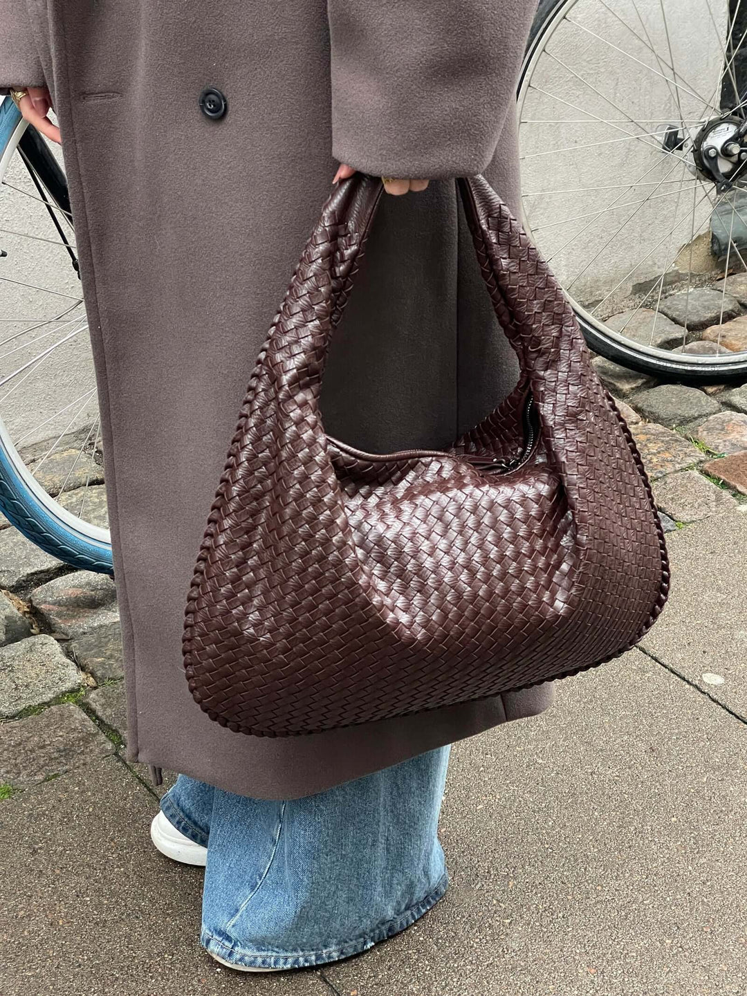 Amelia - Borsa a Spalla Intrecciata Elegante