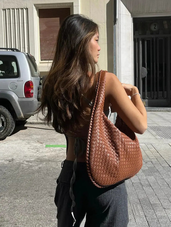 Amelia - Borsa a Spalla Intrecciata Elegante