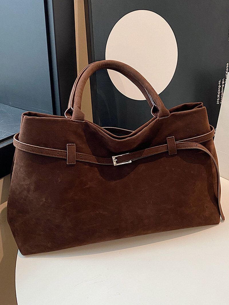 Rosalia - Borsa in pelle scamosciata