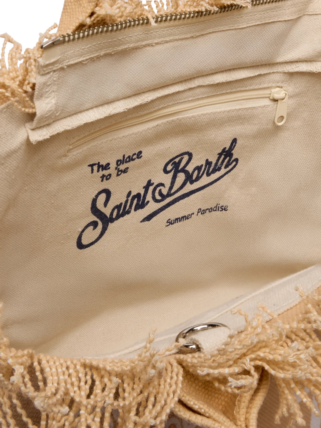 Beige Cotton Canvas Colette Bag