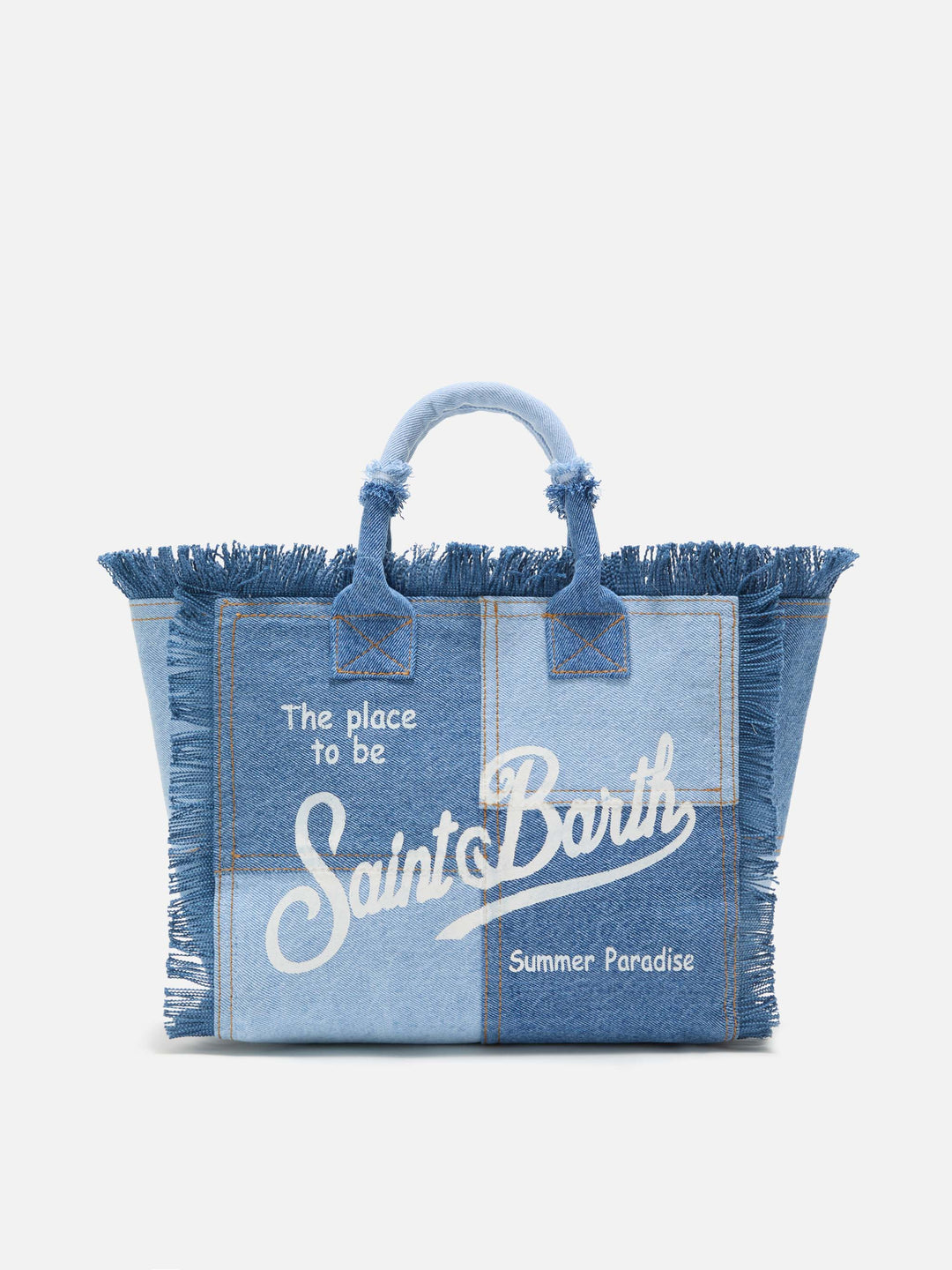 Colette Denim Patchwork Bag