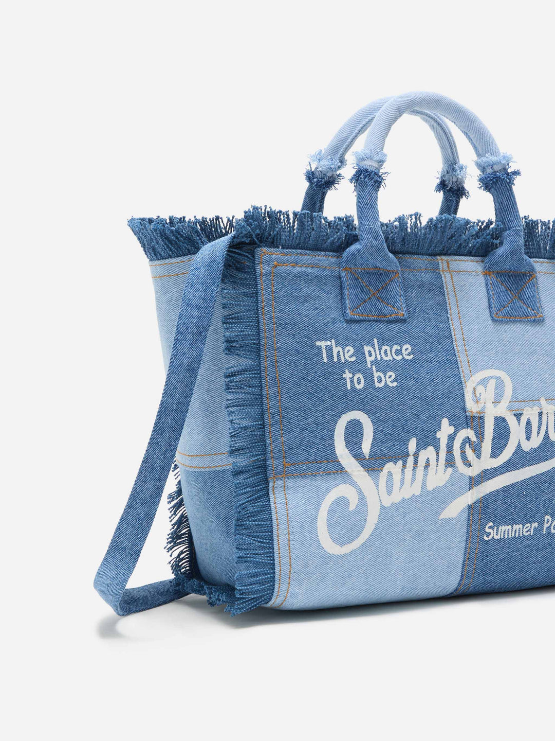 Colette Denim Patchwork Bag