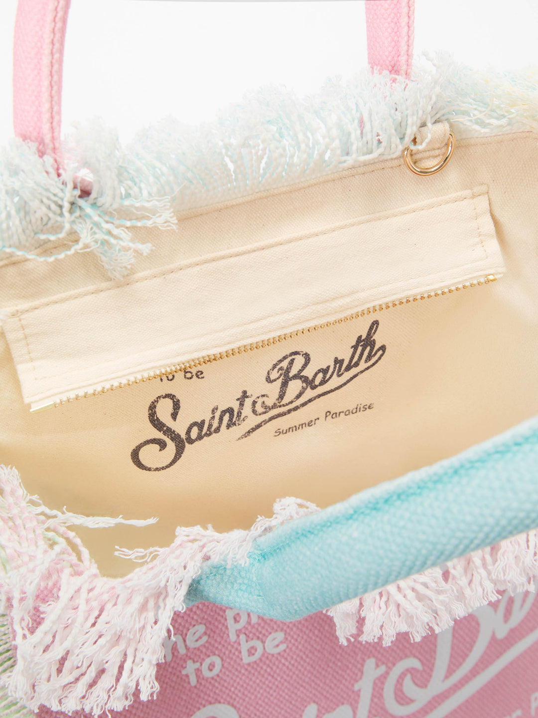 Colette Multicolor Canvas Bag with Color Block Design