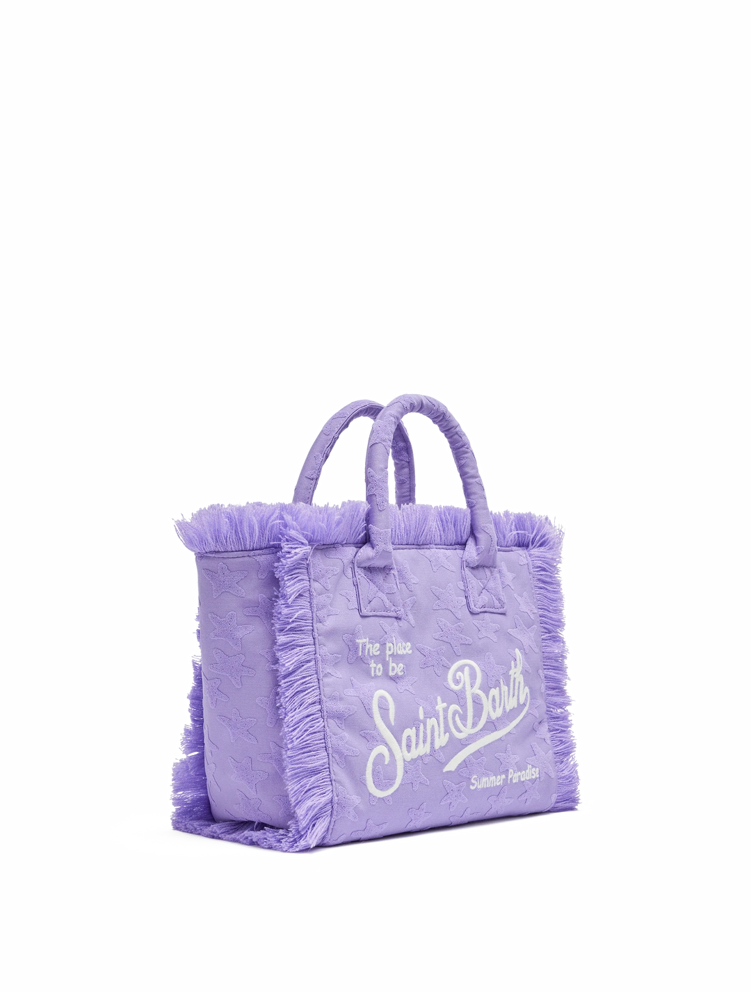 Lilla Colette Bag in Terry Cloth with Embossed Stars