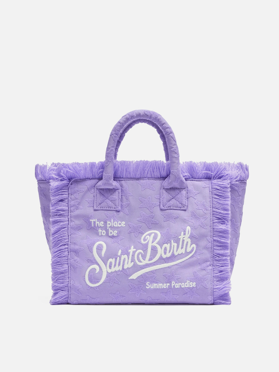 Lilla Colette Bag in Terry Cloth with Embossed Stars