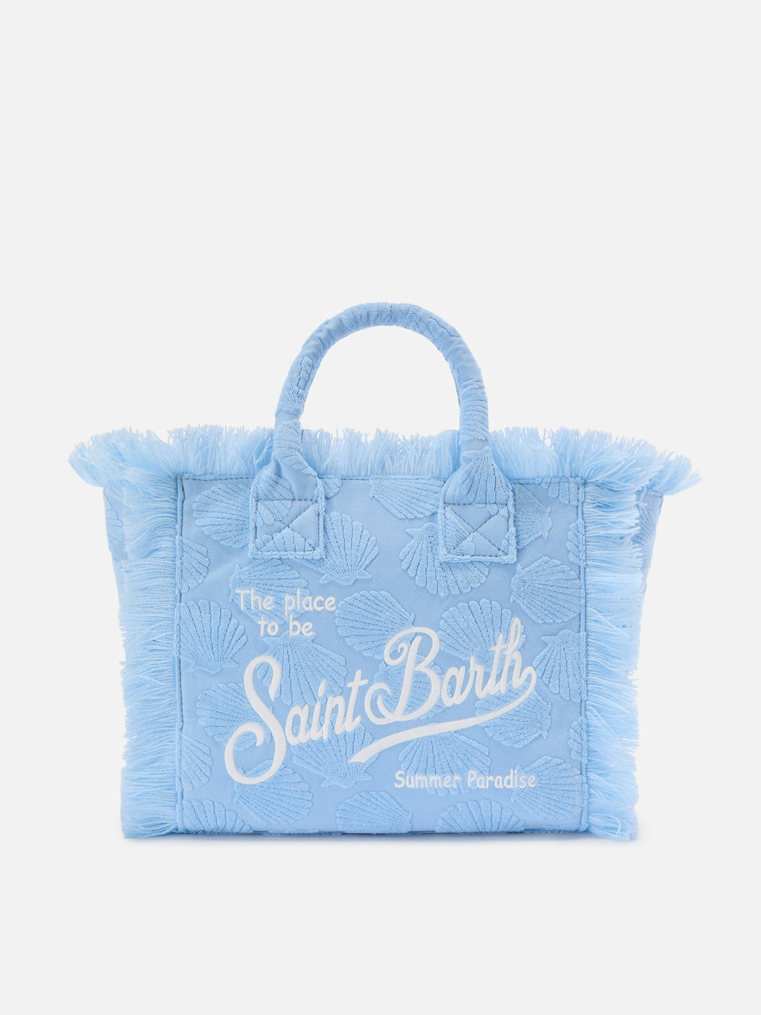 Colette Bag in Terry Fabric with Embossed Shells