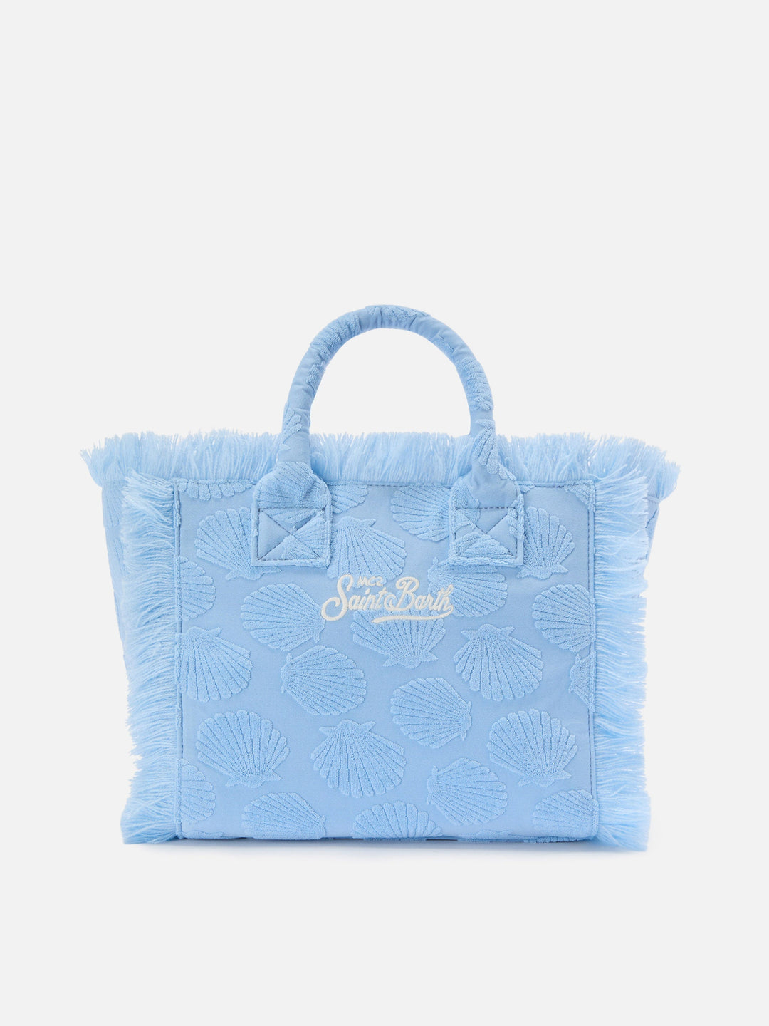 Colette Bag in Terry Fabric with Embossed Shells