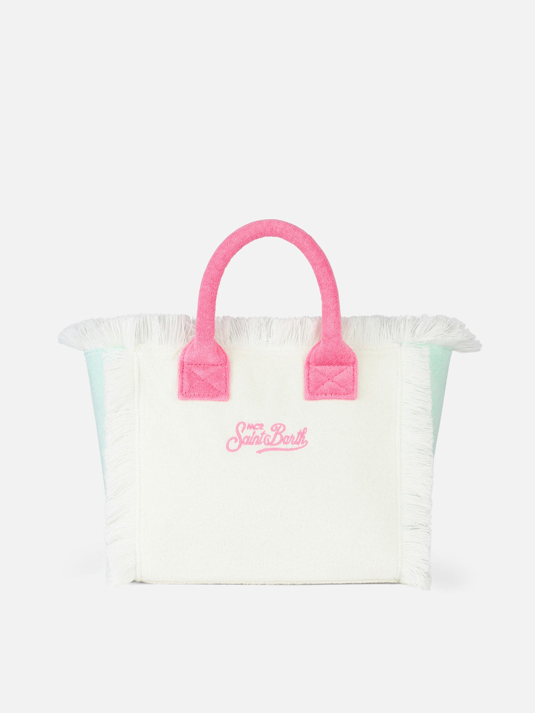 Colette Multicolor Sponge Patch Fabric Bag