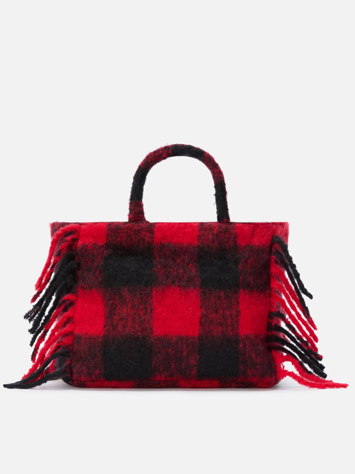 Colette Check Print Tote Bag