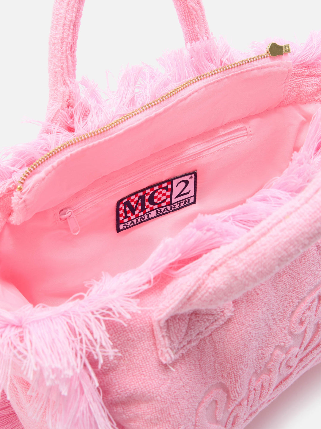 Colette Bag in Pink Terry Fabric