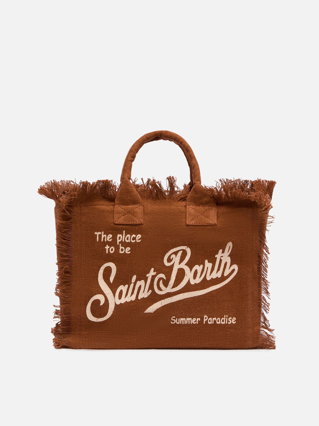 Colette Bag in 100% Brown Linen