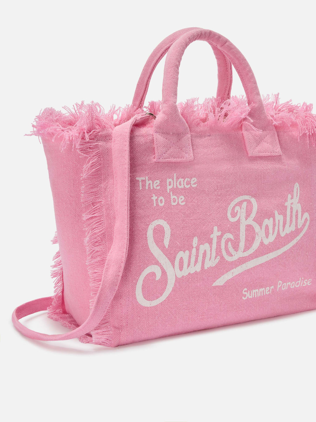 Colette Bag in Solid Pink Linen