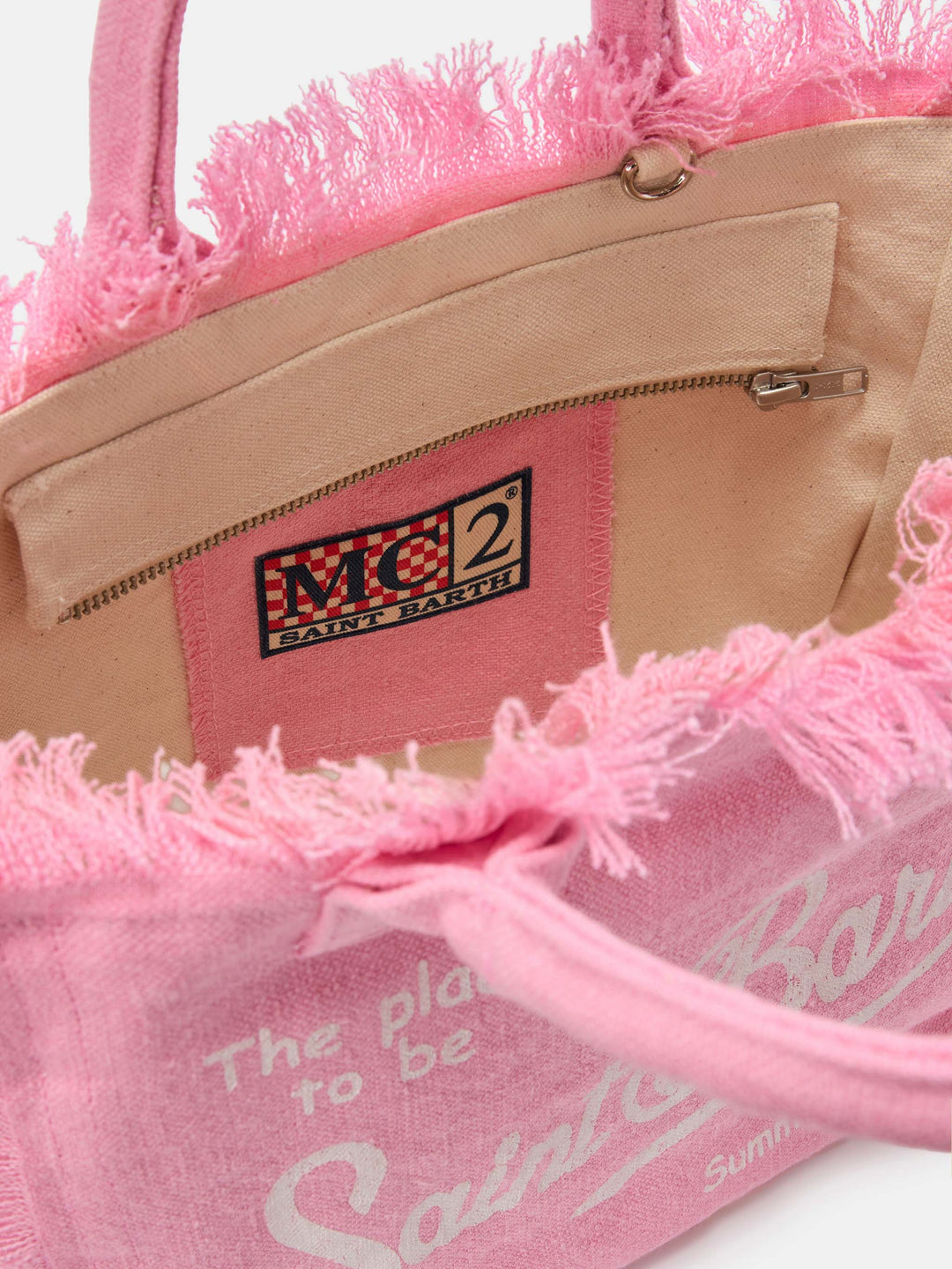Colette Bag in Solid Pink Linen