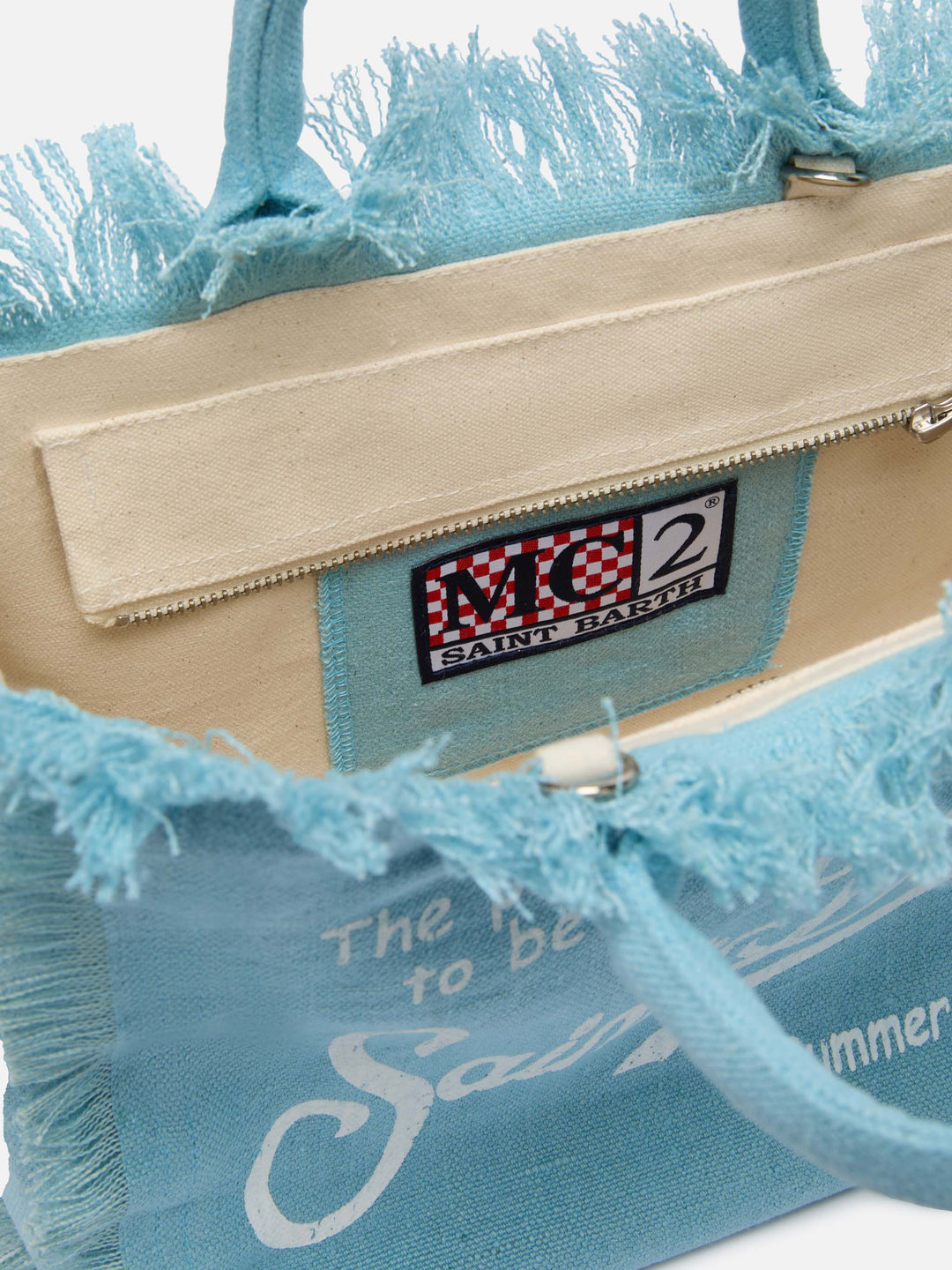 Colette Bag in 100% Blue Linen