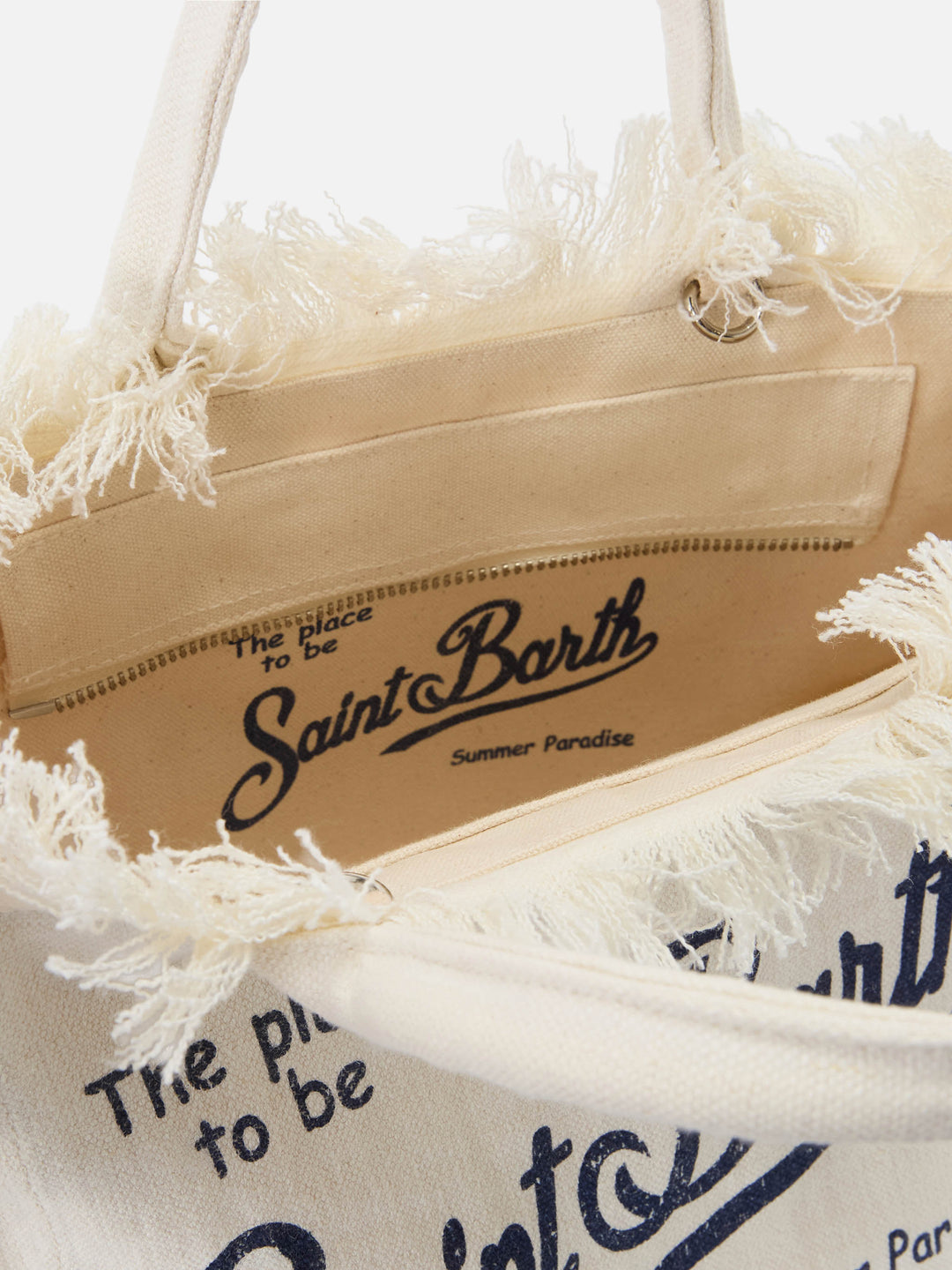 Colette White Solid Linen Bag