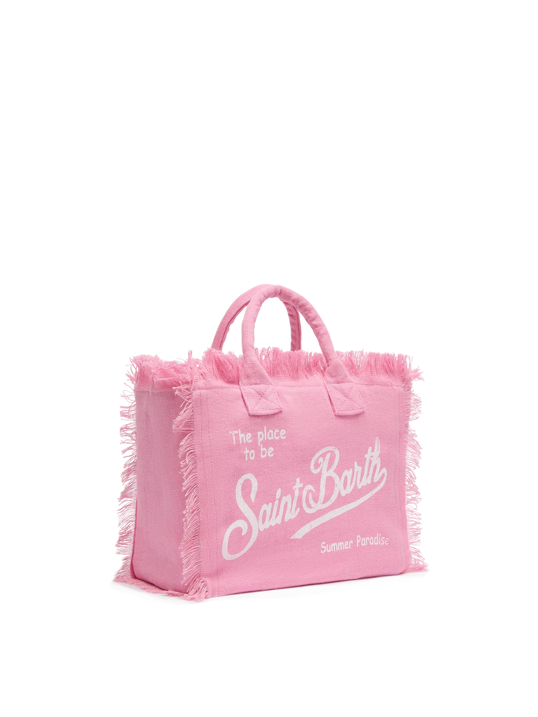 Colette Bag in Solid Pink Linen