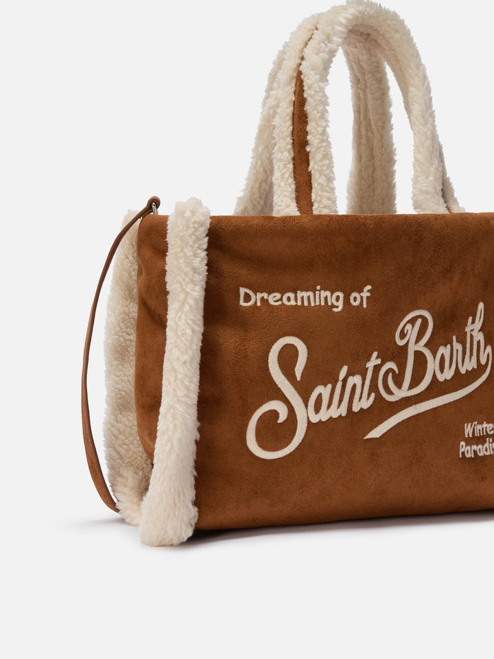 Colette Camel Shearling Bag