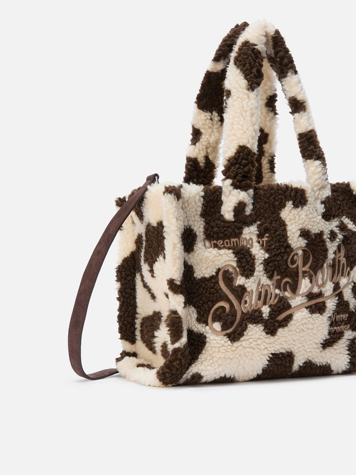 Colette Teddy Cow Print Bag