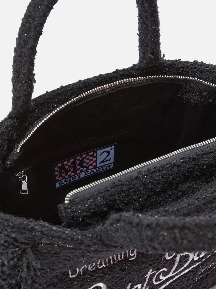 Colette Black Tweed Bag