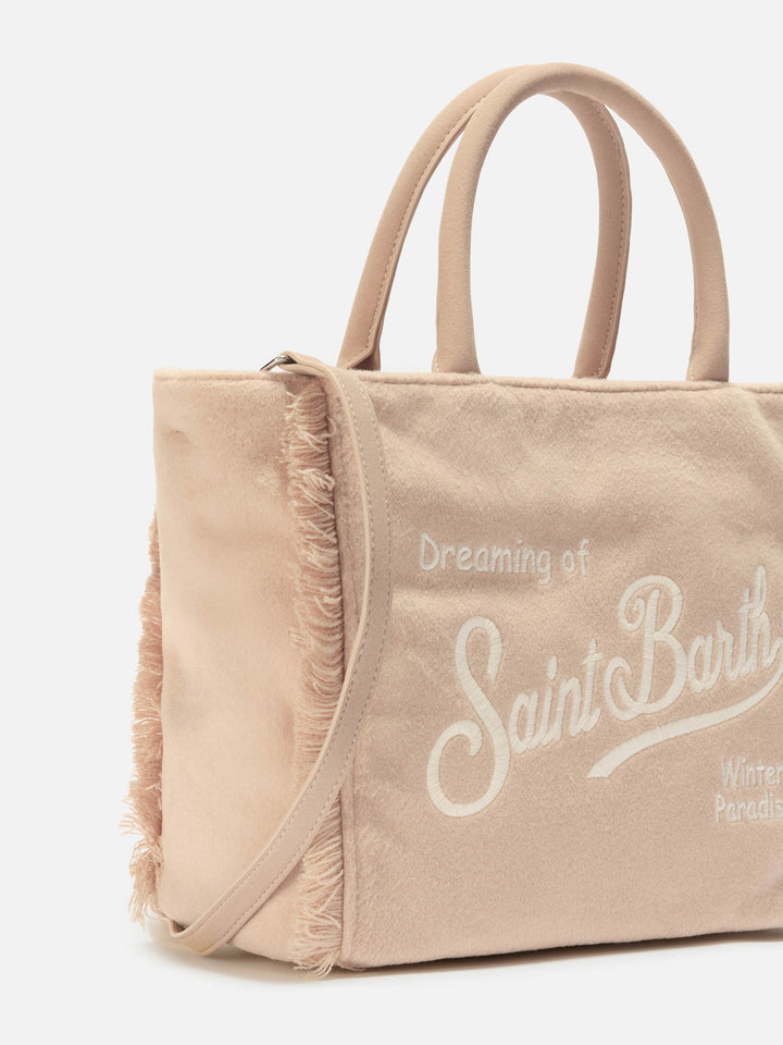 Beige Colette Felt Bag