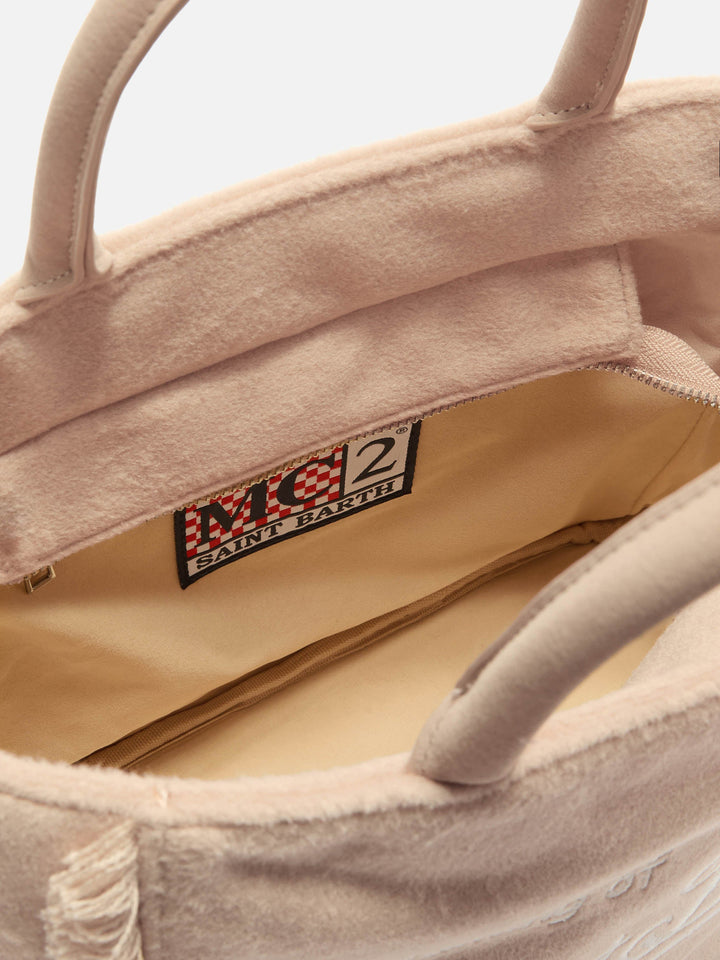 Beige Colette Felt Bag