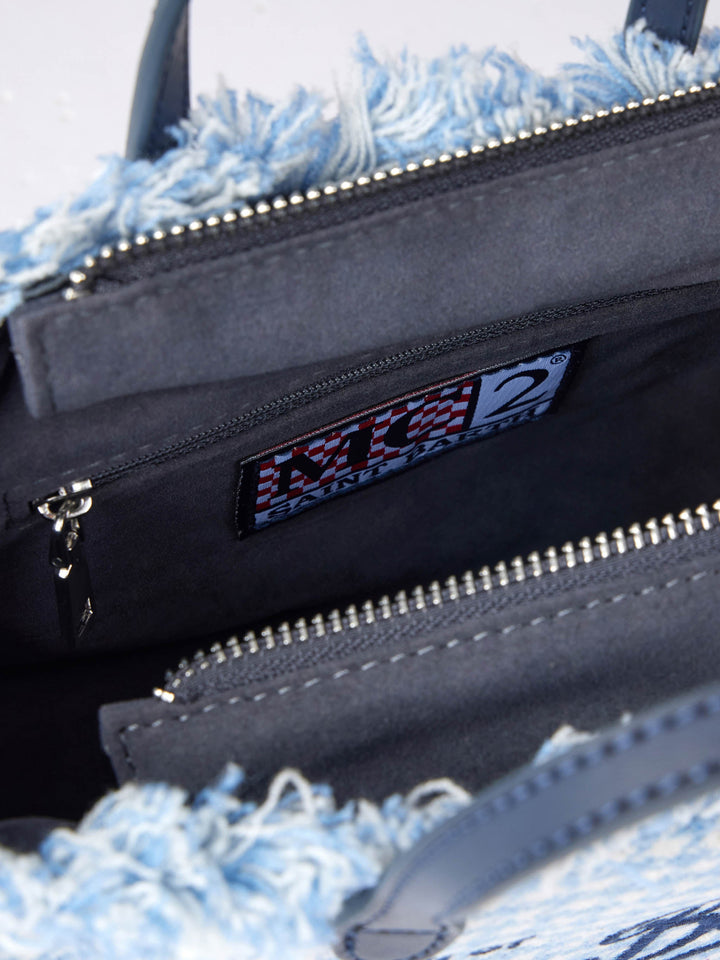 Shiny Houndstooth Mini Vanity Bag