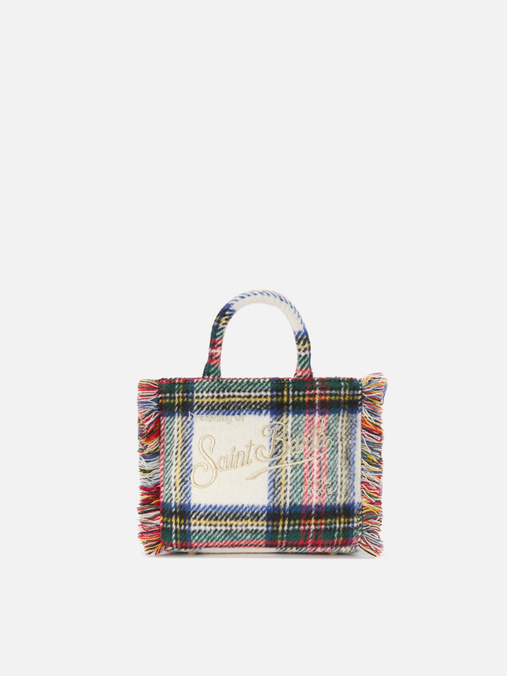 Mini Tartan Wool Vanity Bag