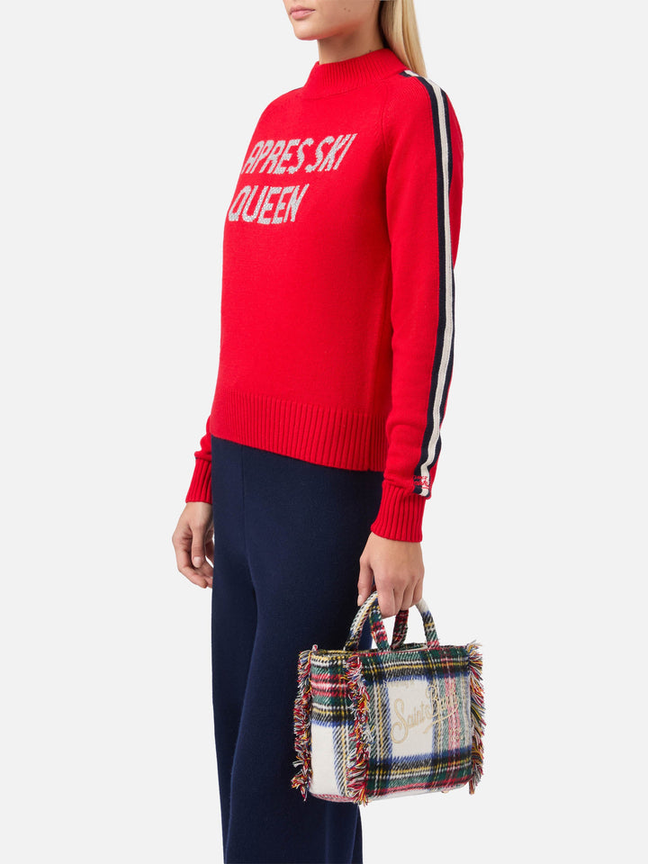 Mini Tartan Wool Vanity Bag