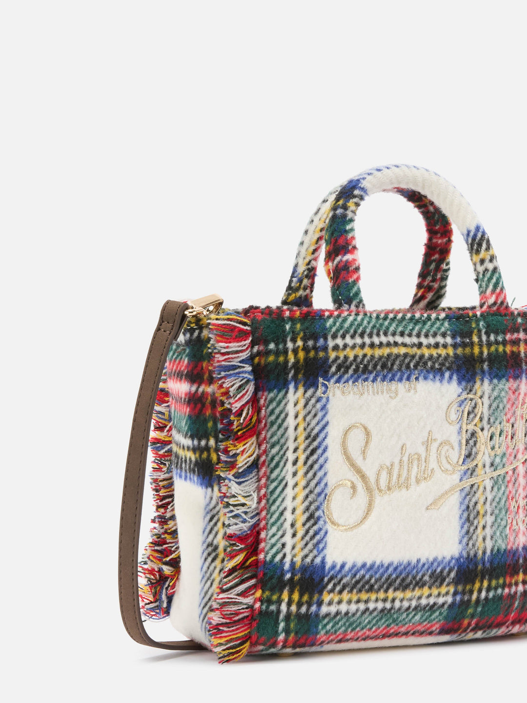 Mini Tartan Wool Vanity Bag