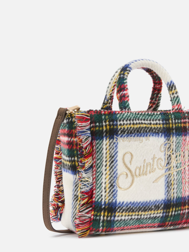 Mini Tartan Wool Vanity Bag