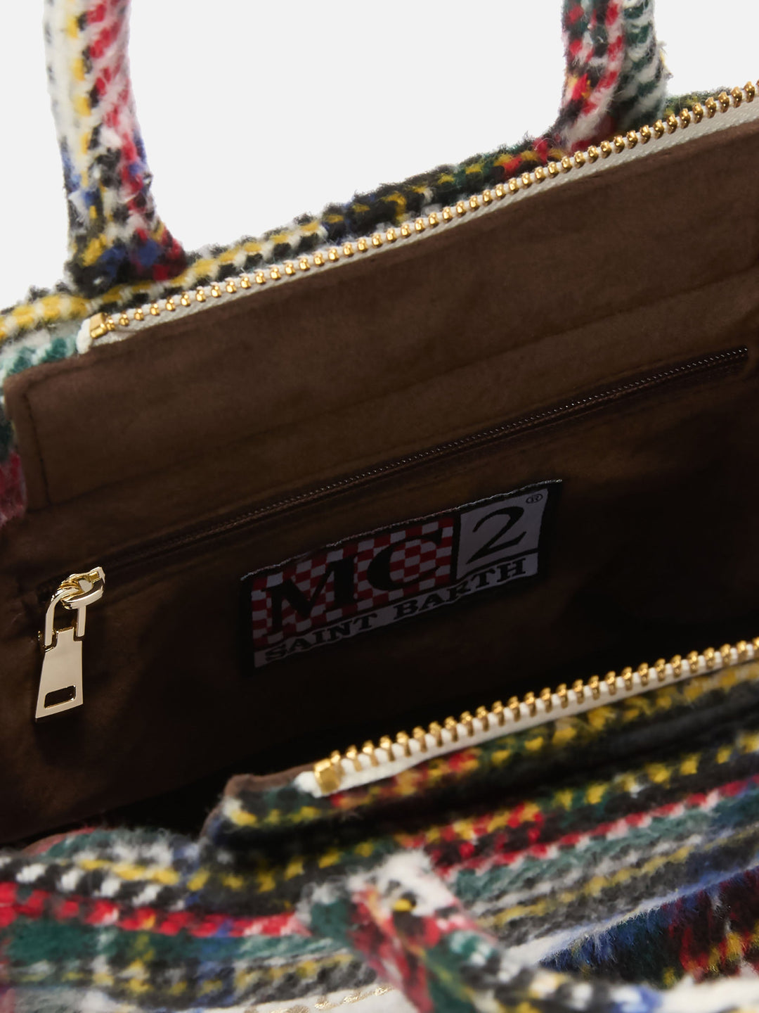 Mini Tartan Wool Vanity Bag