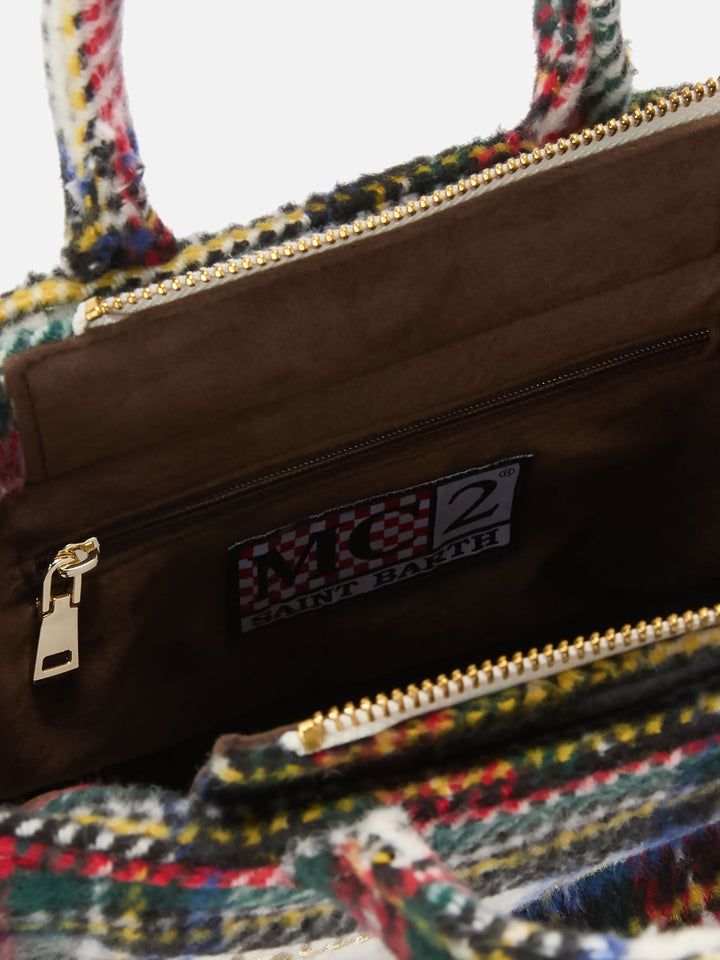 Mini Tartan Wool Vanity Bag