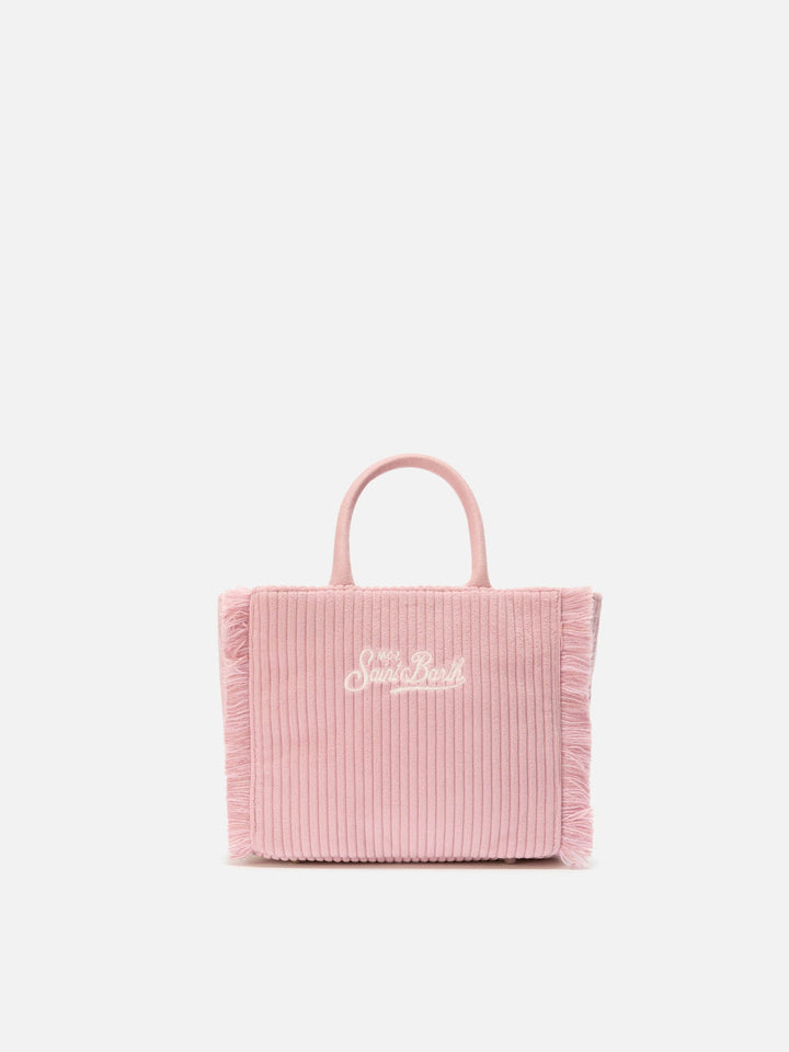 Mini Corduroy Pink Vanity Bag