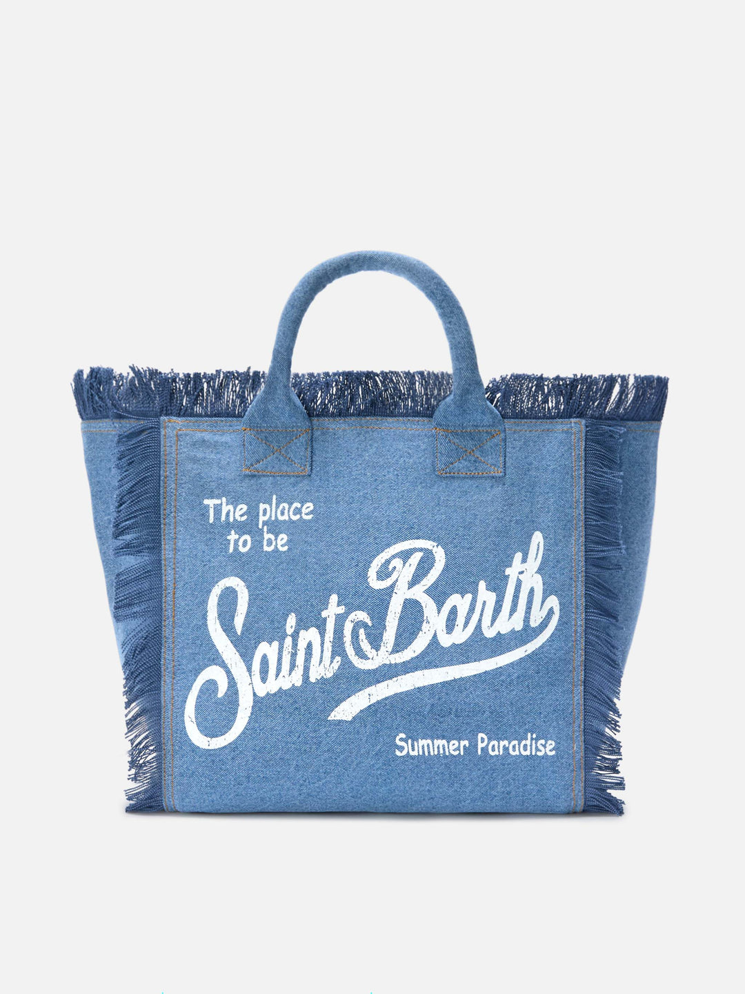 Medium Wash Denim Vanity Bag