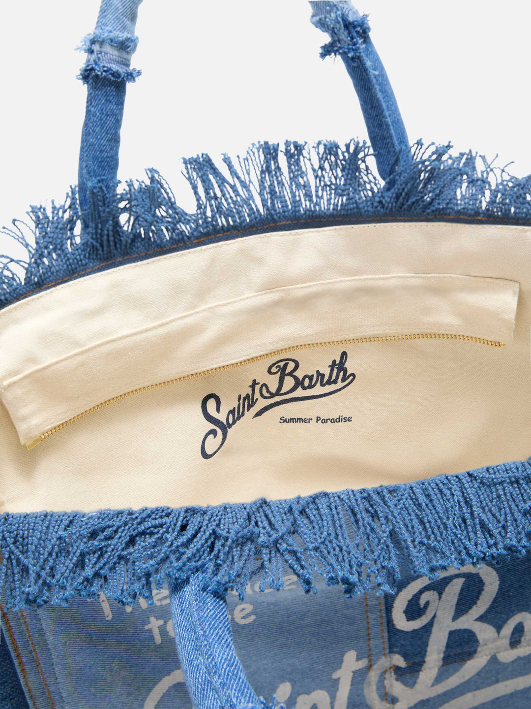 Denim Patchwork Regular Vanity Bag