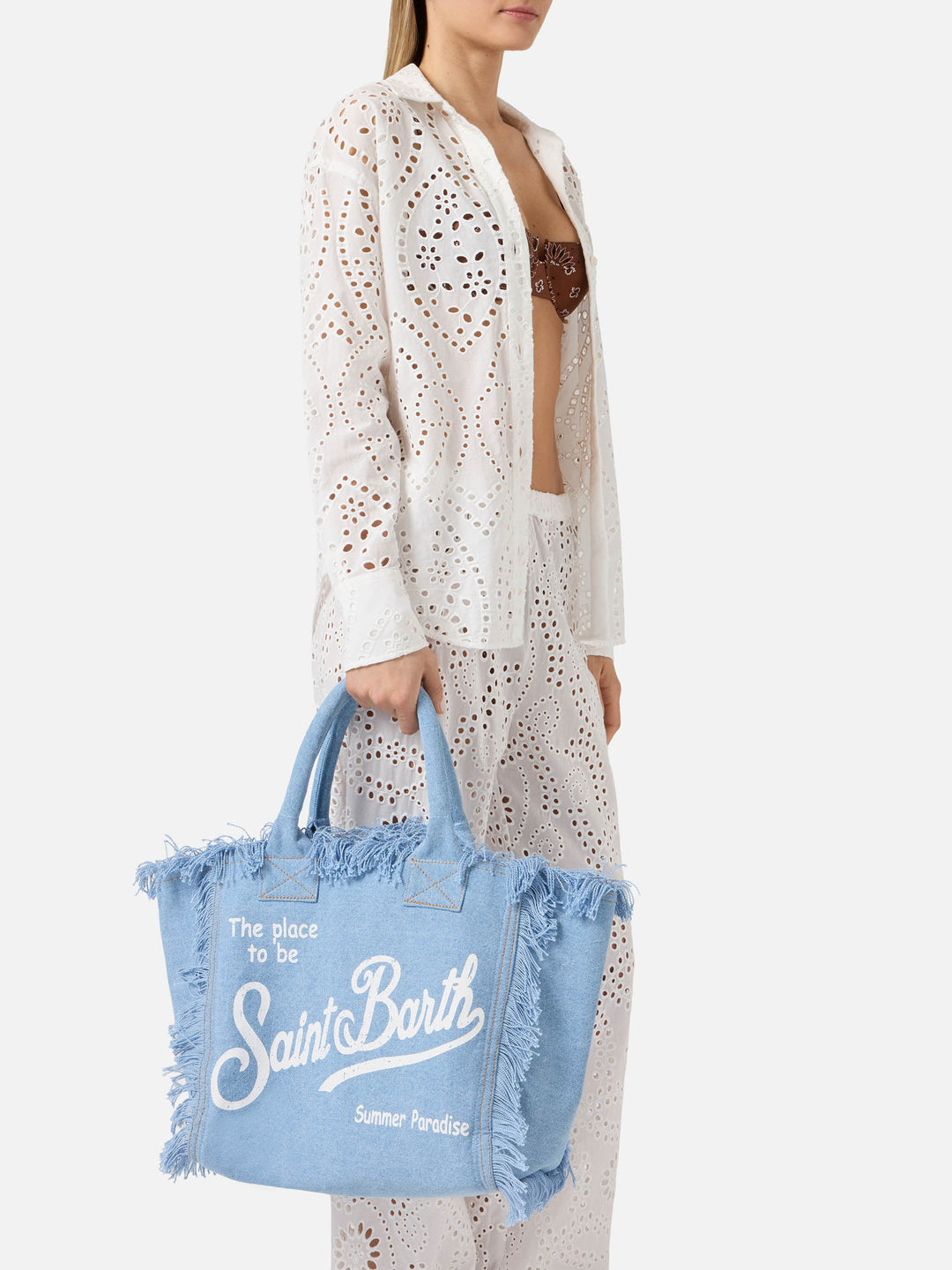 Regular Denim Wash Vanity Bag