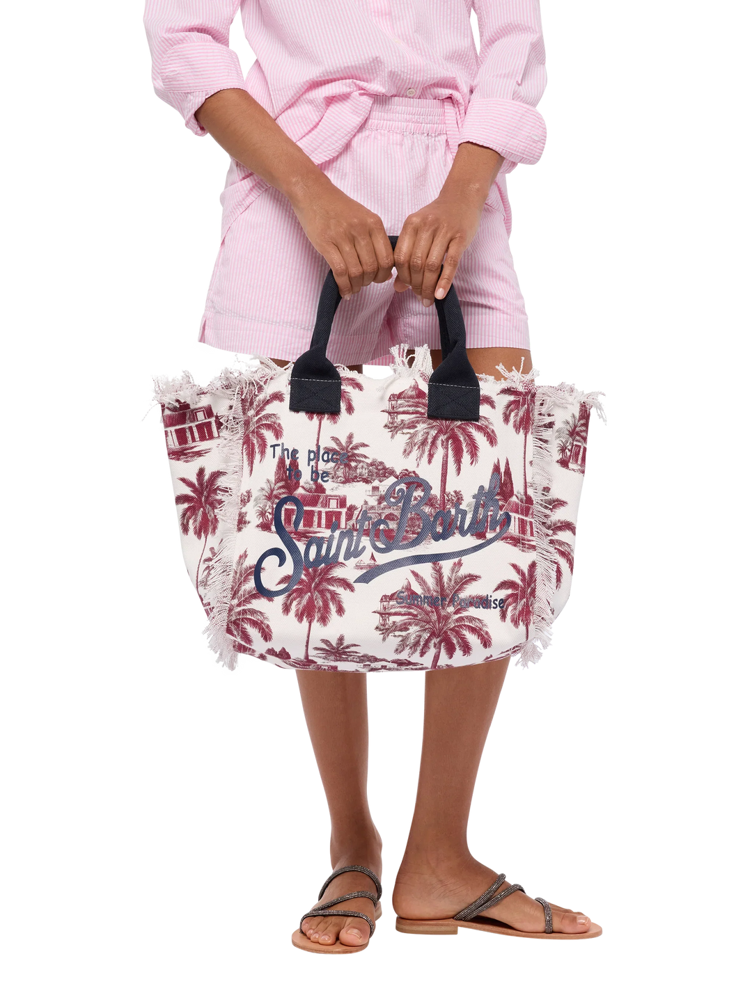 Vanity Shoulder Bag in Cotton Canvas with Toile de Jouy Print | Co-Designed by RickDick - Enhanced by Red-Eye