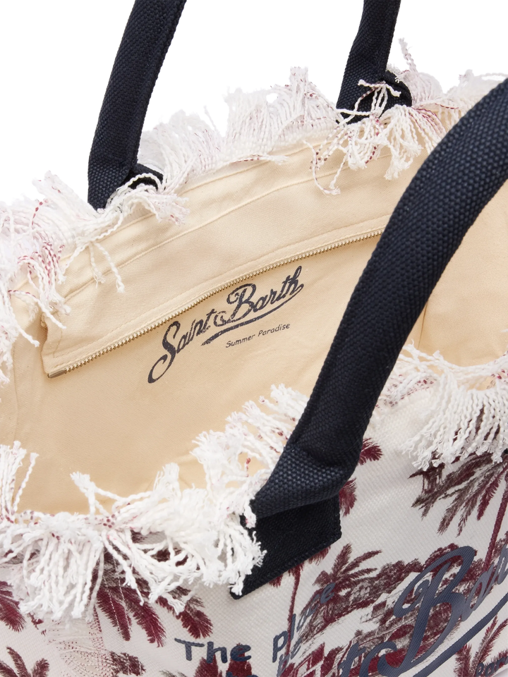 Vanity Shoulder Bag in Cotton Canvas with Toile de Jouy Print | Co-Designed by RickDick - Enhanced by Red-Eye