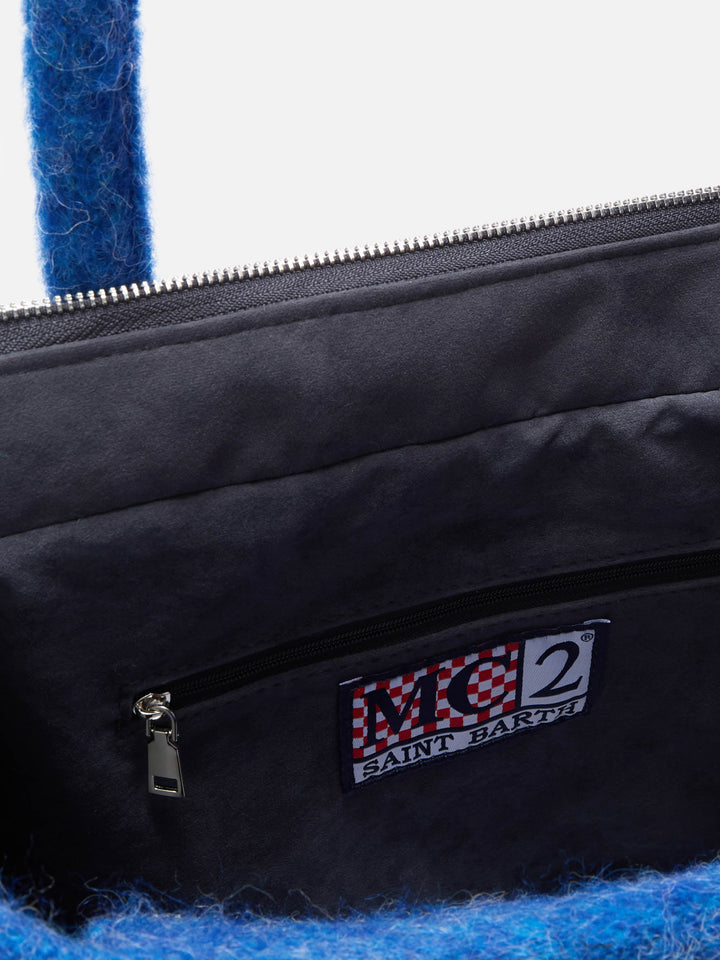 Vanity Blanket Borsa a Spalla con Frange Laterali