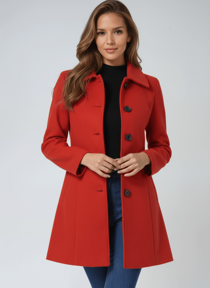 Helena | Cappotto Invernale Femminile con Bottoni