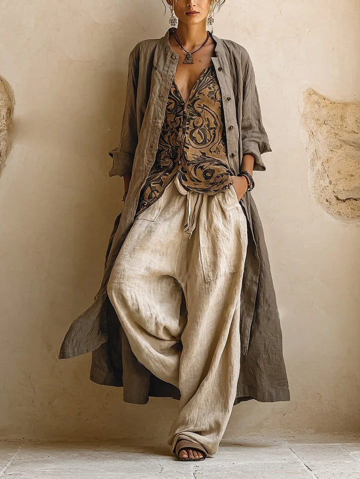 Giulia | Completo Bohemien Fluido Stratificato