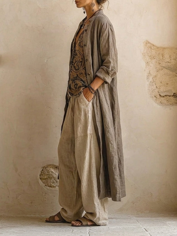 Giulia | Completo Bohemien Fluido Stratificato