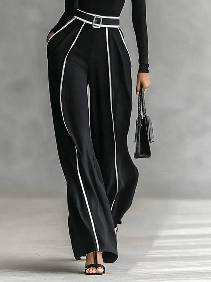 Solana - Set composto da maglietta a maniche lunghe, pantaloni e cintura