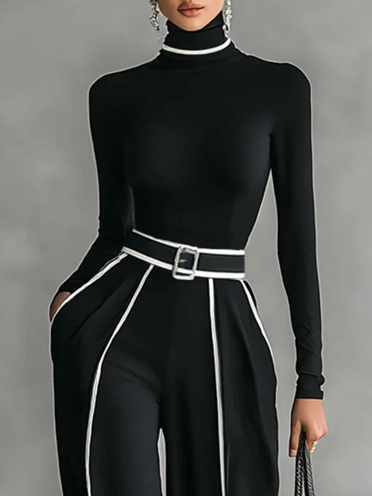 Solana - Set composto da maglietta a maniche lunghe, pantaloni e cintura