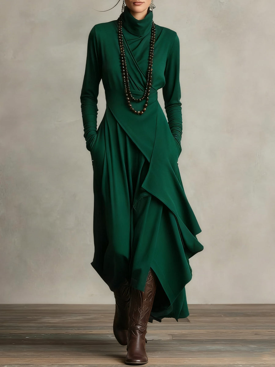 Patrizia | Abito Maxi Tunica Asimmetrico