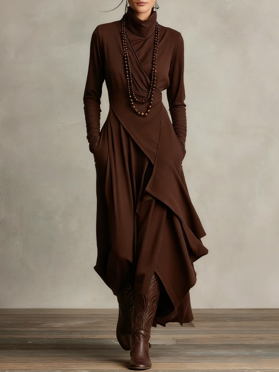 Patrizia | Abito Maxi Tunica Asimmetrico