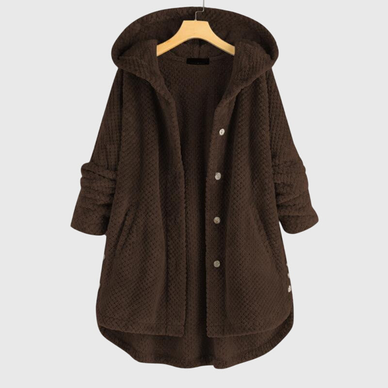 Franca™ - Giacca in Pile con Cappuccio Elegante