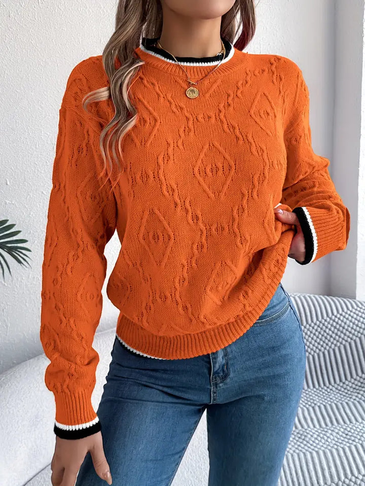 Verity - Elegante Maglione a Righe