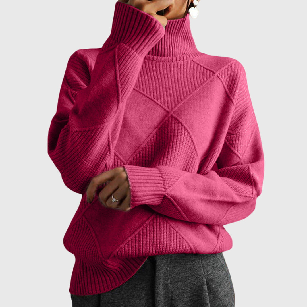 Angela™ - Maglione con Collo Alto