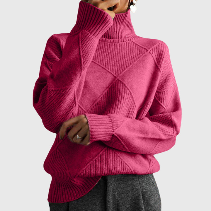 Angela™ - Maglione con Collo Alto